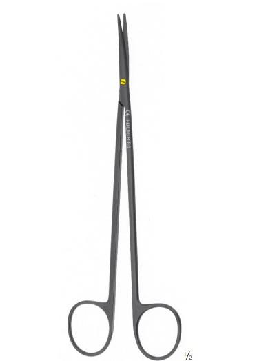 Ножиці різної модифікації, хірургічні, дисекційні, "Toennis-Adson", "TC", вигнуті, загальна довжина 180 мм. FEHLING INSTRUMENTS GmbH & Co. KG